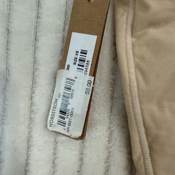 SKIMS Fits Everybody Cami Thong Bodysuit Size XS Sand NWT $58 - Picture 4 of 11